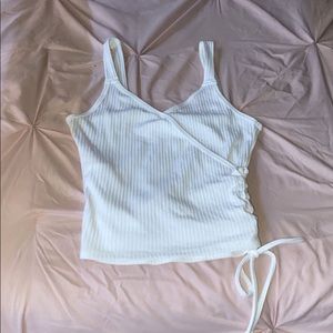 White holister tank top